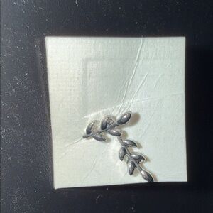 Elegant Silver Leaf Earrings